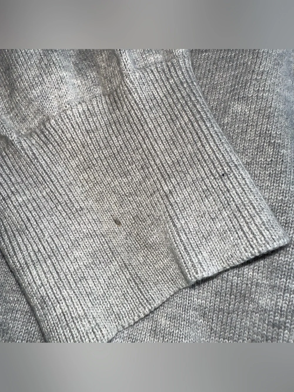 Vintage Polo Jeans Co Sweater Pullover Mens XL Gray Ralph Lauren Knit V-Neck Vtg